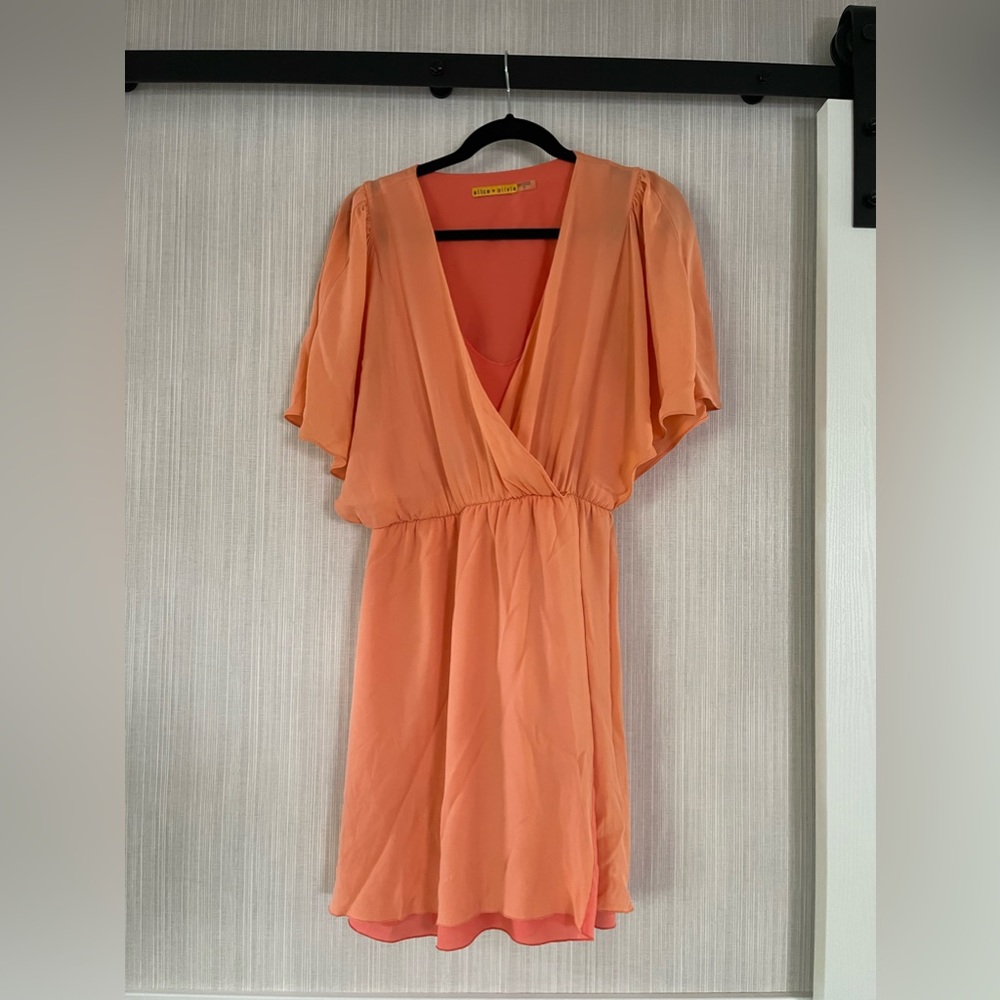 Alice + Olivia Mini Silk Dress